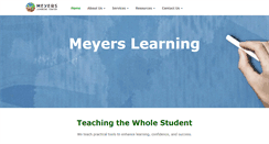 Desktop Screenshot of meyerslearning.com